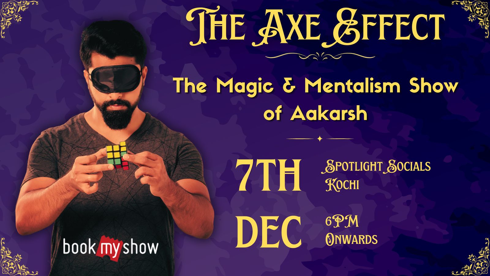 Read more about the article The Axe Effect – Magic & Mentalism Show of Aakarsh