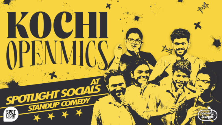 Standup comedy open mics by Comedy Lounge Kochi