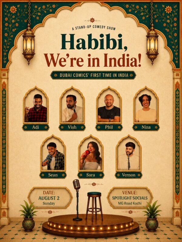 Dubai Comedians' First Time in India